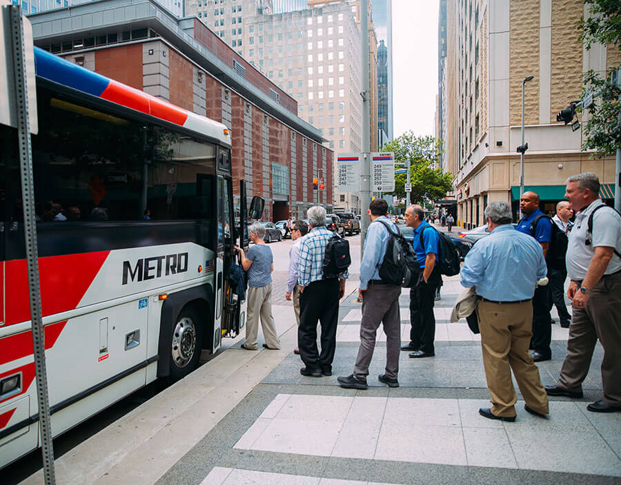 METRO Park and Ride picks up passengers